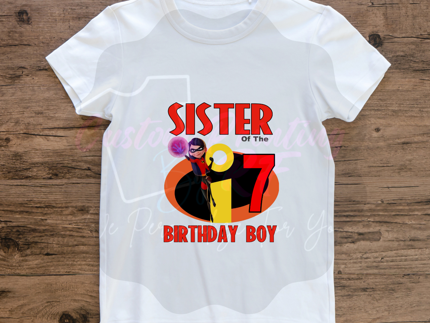 Incredibles Birthday Boy Shirt, Family Matching T-Shirts