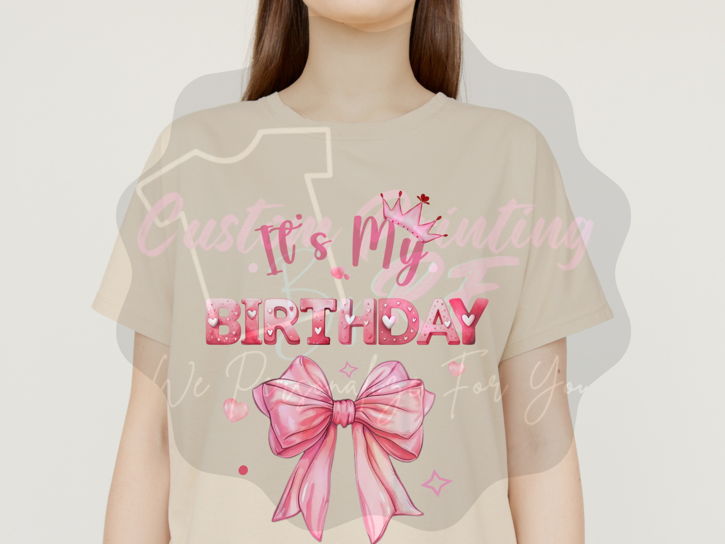 Its My Birthday Custom Shirt, Family and Friends Matching T-shirt