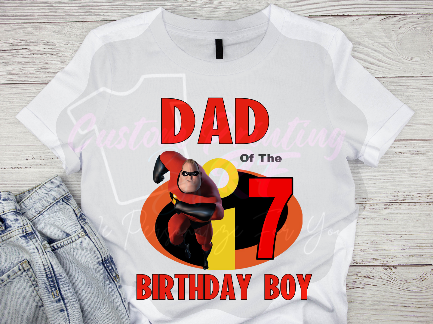 Incredibles Birthday Boy Shirt, Family Matching T-Shirts
