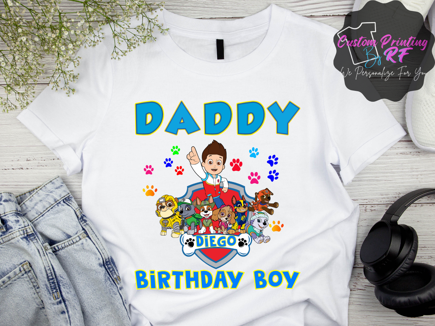 Pawn Patrol Birthday Boy Shirt, Family Matching T-Shirts