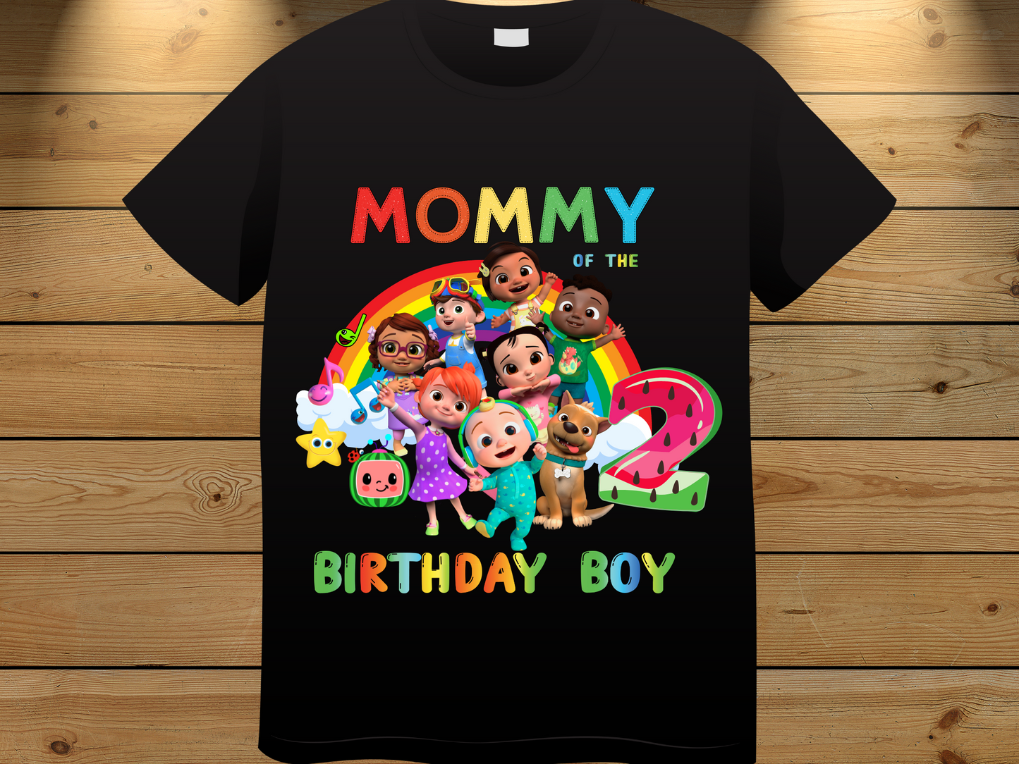 Cocomelon Birthday Boy Shirt, Family Matching T-Shirts
