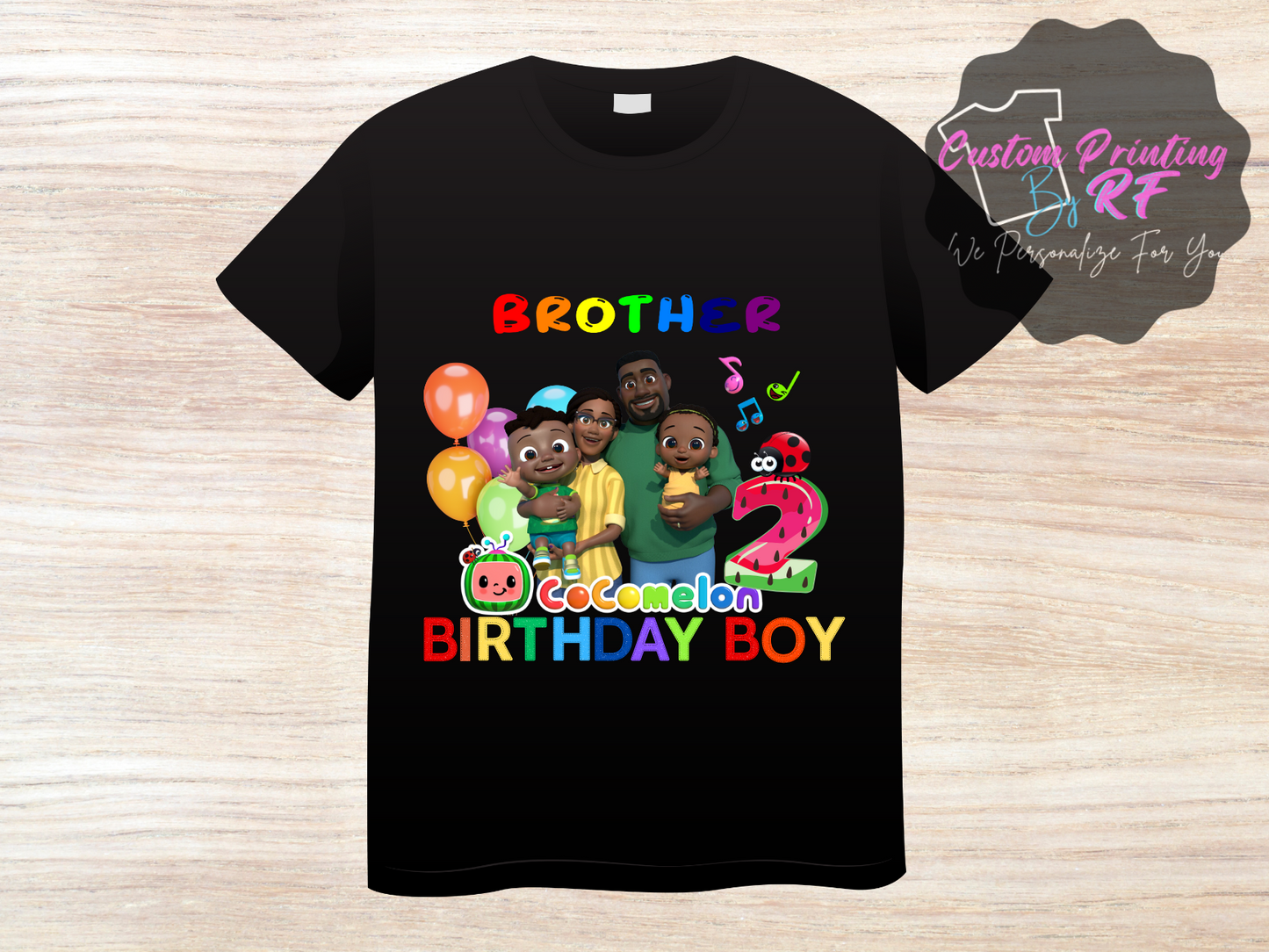 Cocomelon Cody Birthday Boy Shirt, Family Matching T-Shirts