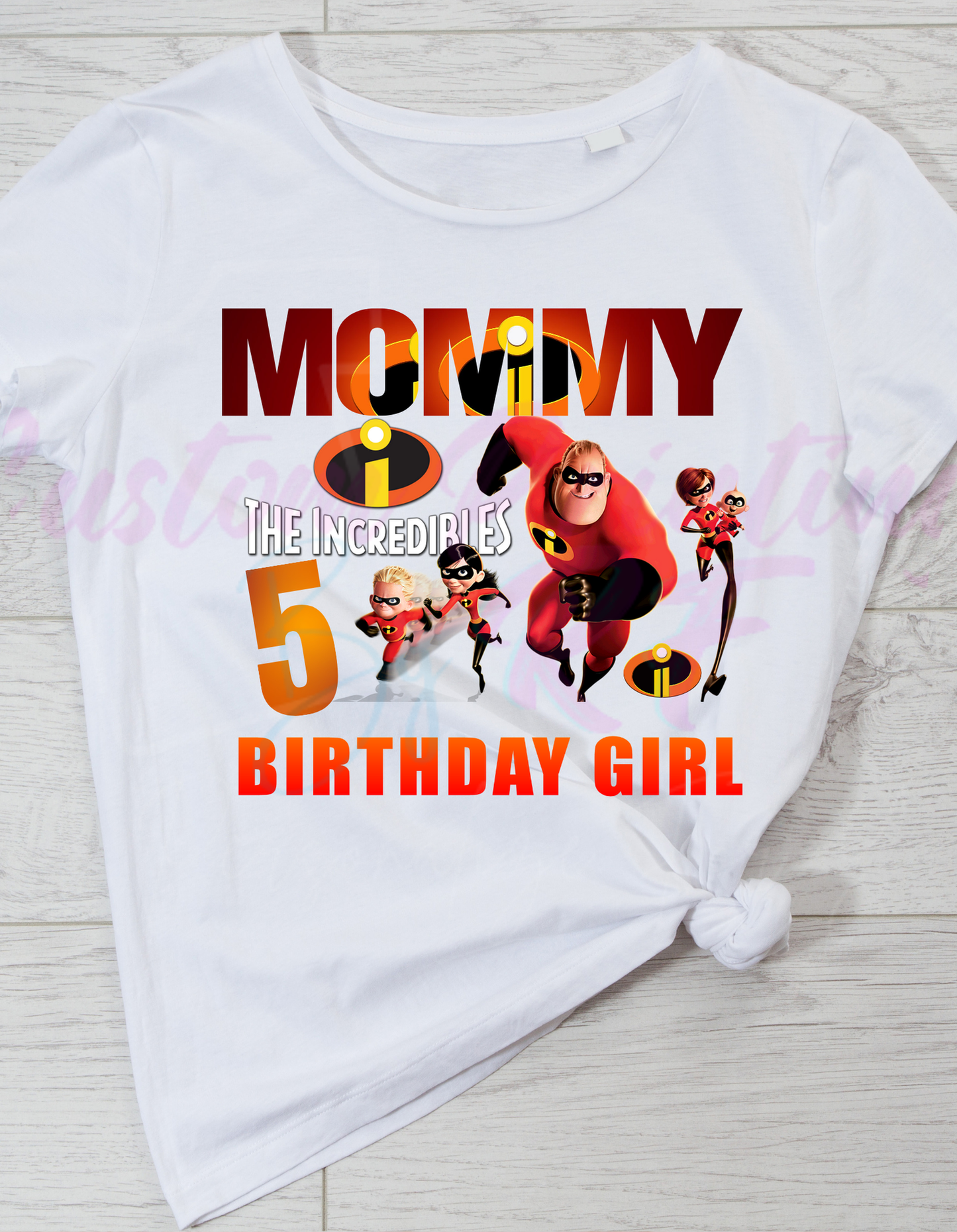 Incredibles Birthday Shirt, Family Matching T-Shirts
