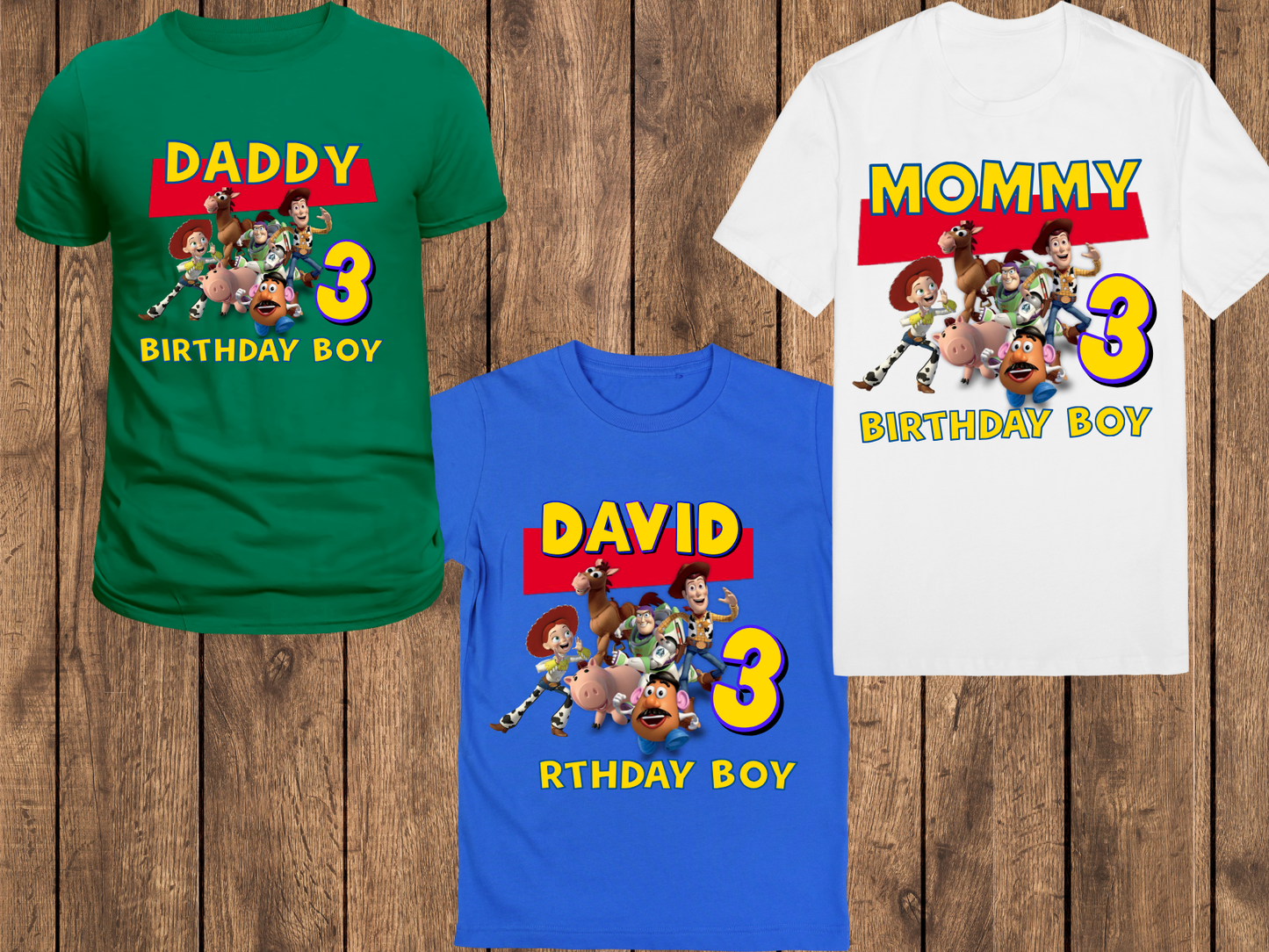 Toy Story Custom Birthday Shirt, Family Matching Personalized Birthday Tee Woody