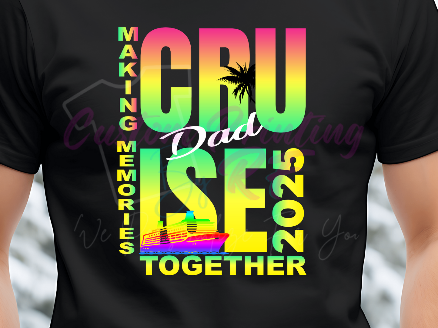 Family Vacation Cruise Custom Shirts, Making Memories Together T-shirt