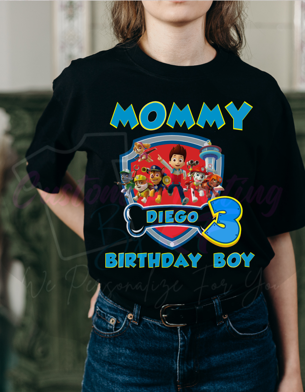 Pawn Patrol Birthday Boy Shirt, Family Matching T-Shirts
