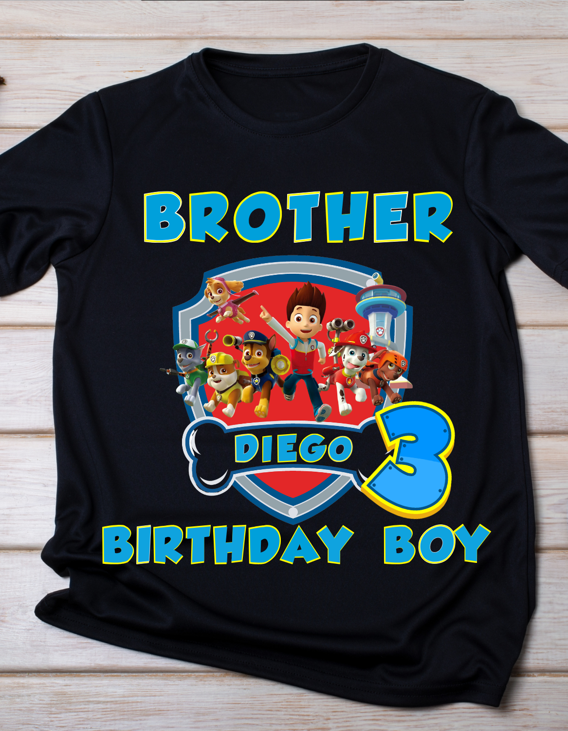 Pawn Patrol Birthday Boy Shirt, Family Matching T-Shirts