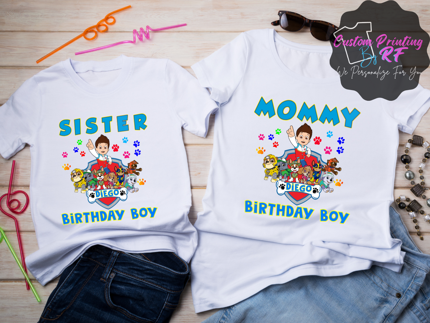 Pawn Patrol Birthday Boy Shirt, Family Matching T-Shirts