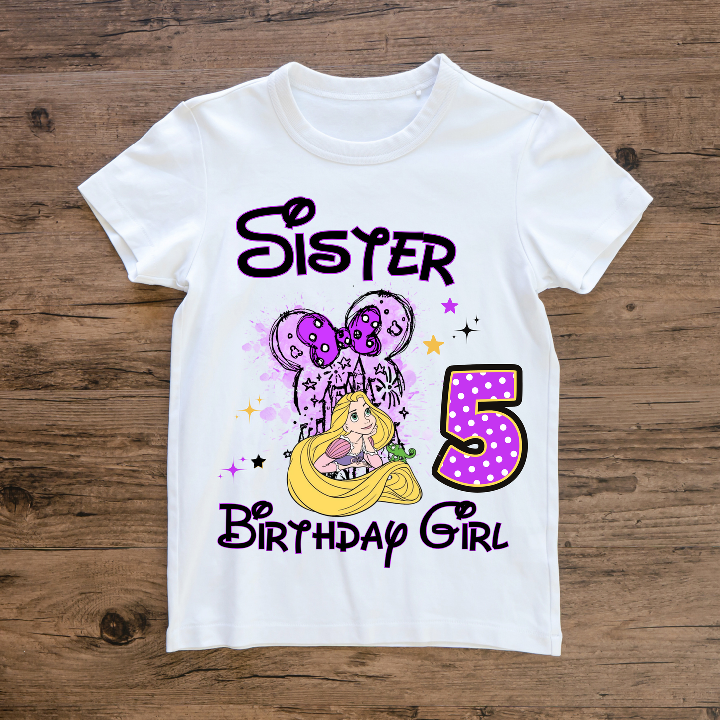 Disney Princess Birthday Shirt Custom Family Matching Shirts