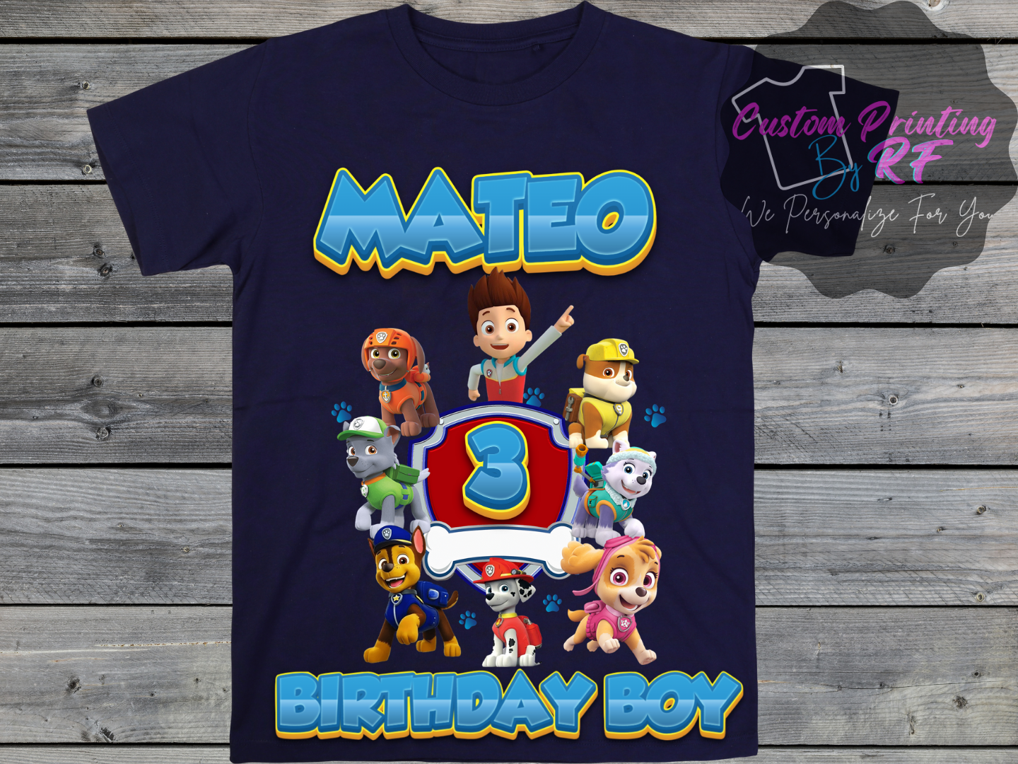 Pawn Patrol Birthday Boy Shirt, Family Matching T-Shirts