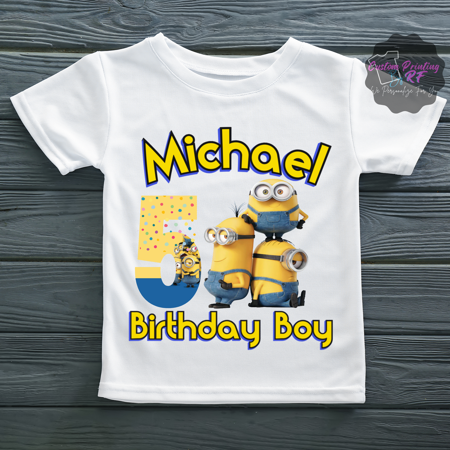 Minions Birthday Boy Shirt, Family Matching T-Shirts