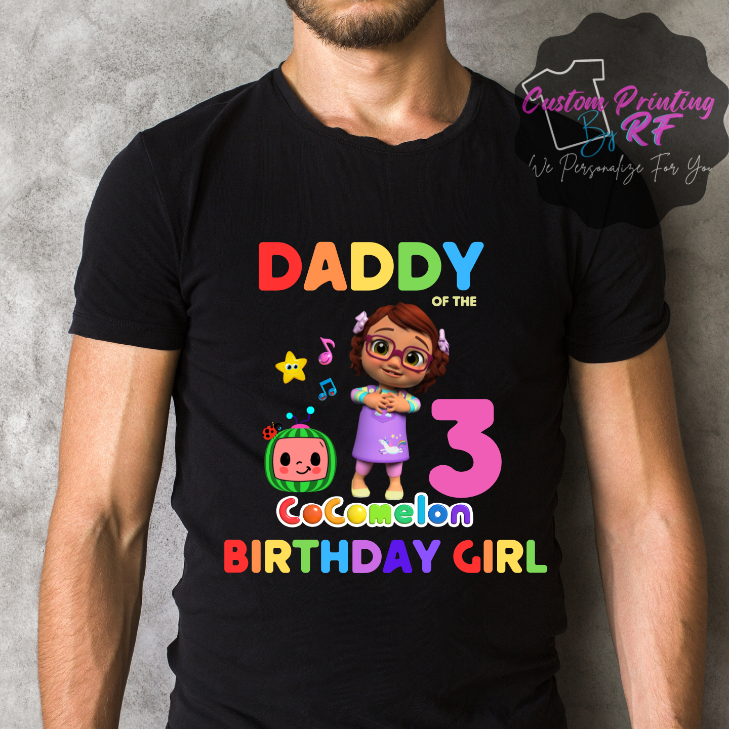 Cocomelon Yoyo Girl Birthday Shirt, Family Matching T-Shirts