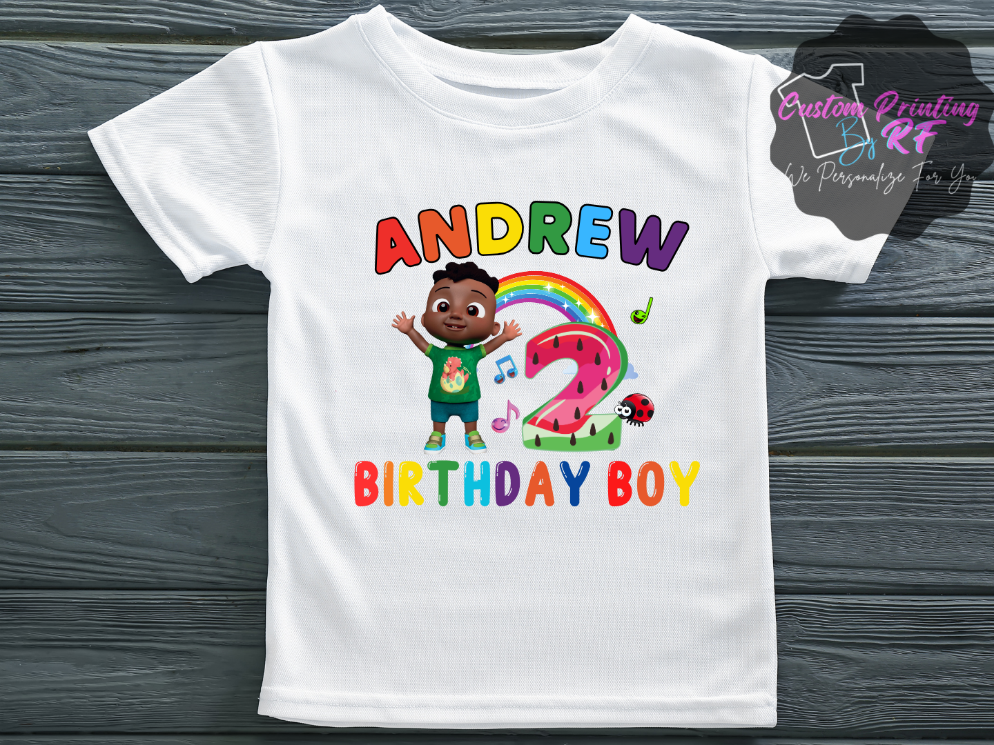 Cocomelon Cody Toddler Birthday Shirt, Family Matching T-Shirts