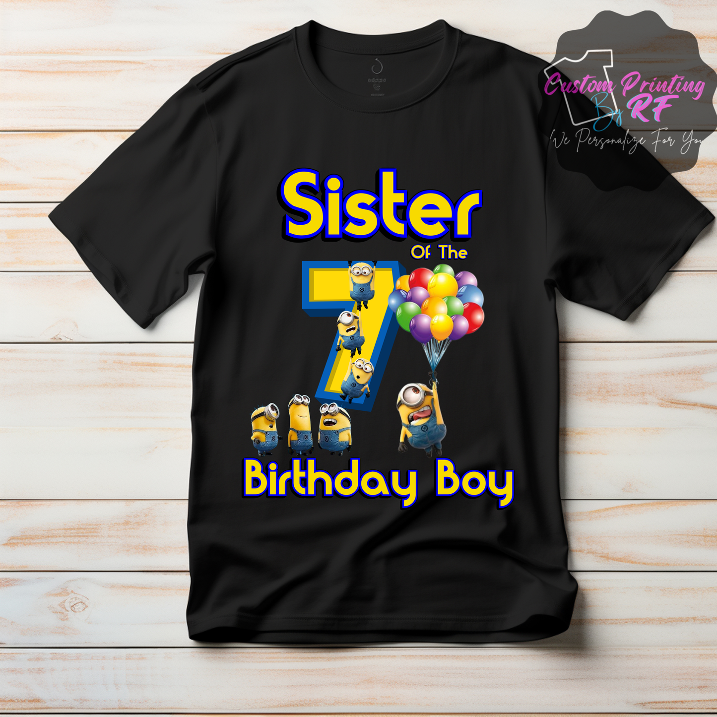 Minions Birthday Boy Shirt, Family Matching T-Shirts