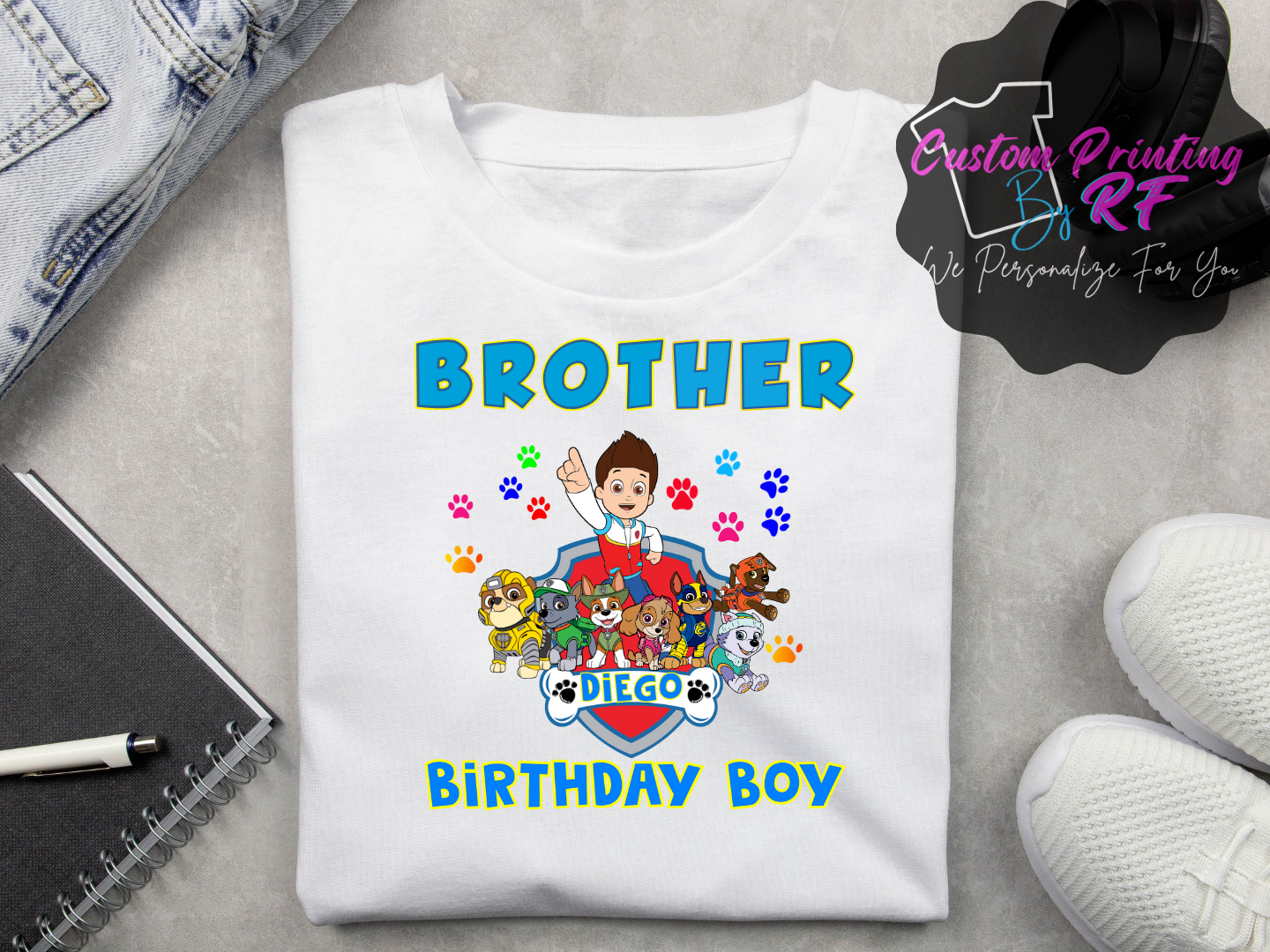 Pawn Patrol Birthday Boy Shirt, Family Matching T-Shirts