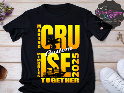 Family Vacation Cruise Shirts, Making Memories Together T-shirt