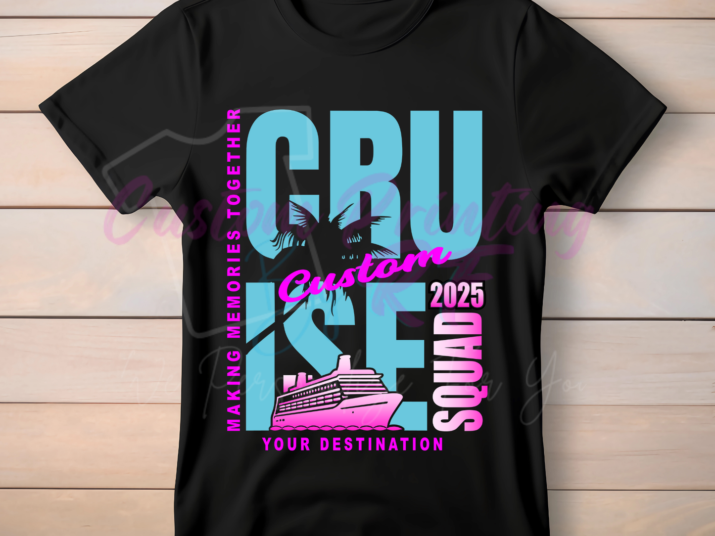 Vacation Cruise Custom Shirts, Making Memories Together Squad T-shirt