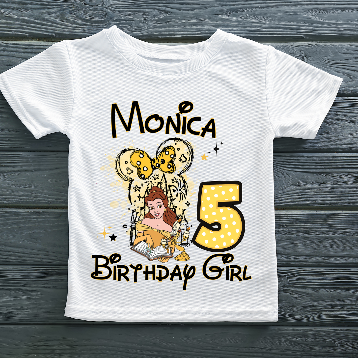 Disney Princess Birthday Shirt Custom Family Matching Shirts