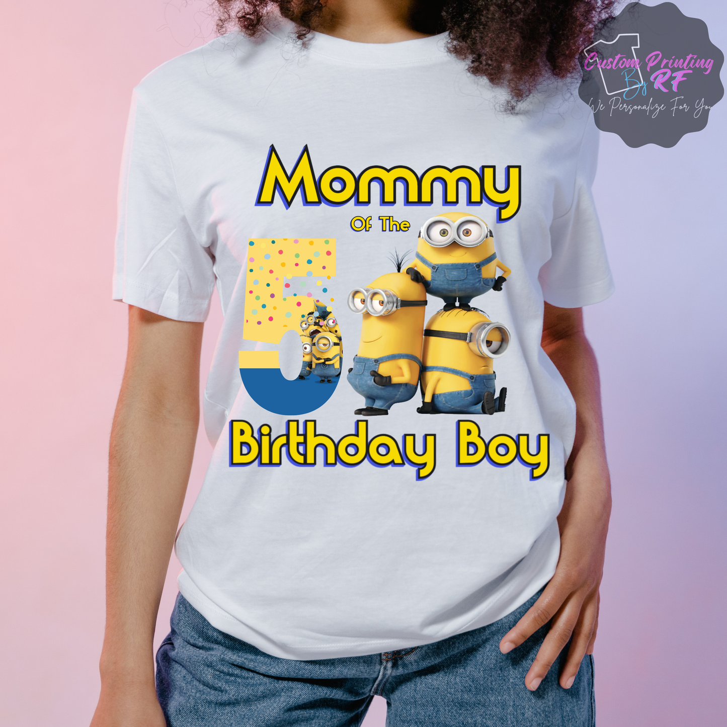 Minions Birthday Boy Shirt, Family Matching T-Shirts