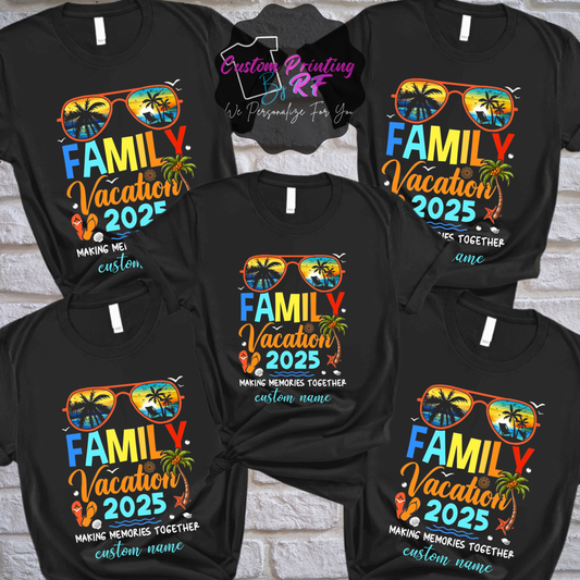 Family Vacation Cruise Shirts, Making Memories Together T-shirt