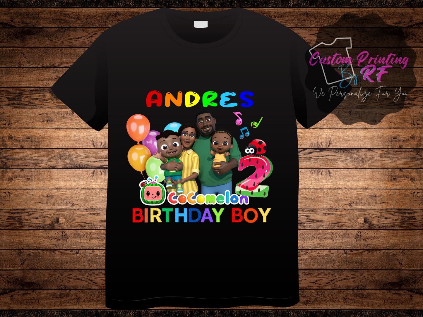 Cocomelon Cody Birthday Boy Shirt, Family Matching T-Shirts
