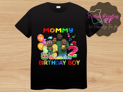 Cocomelon Cody Birthday Boy Shirt, Family Matching T-Shirts