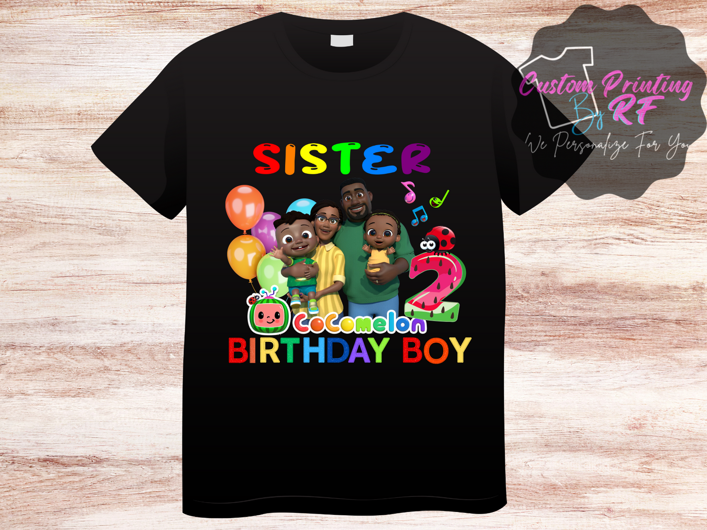 Cocomelon Cody Birthday Boy Shirt, Family Matching T-Shirts