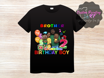 Cocomelon Cody Birthday Boy Shirt, Family Matching T-Shirts