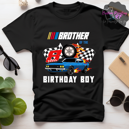 Nascar Birthday Boy Shirt, Family Matching T-Shirts