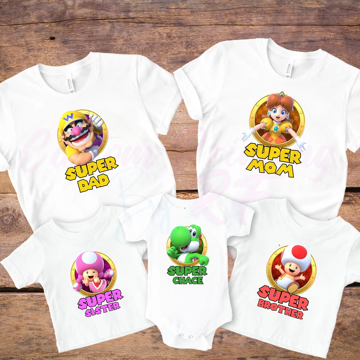 Mario Bro Birthday Boy Shirt, Custom Family Matching T-Shirts