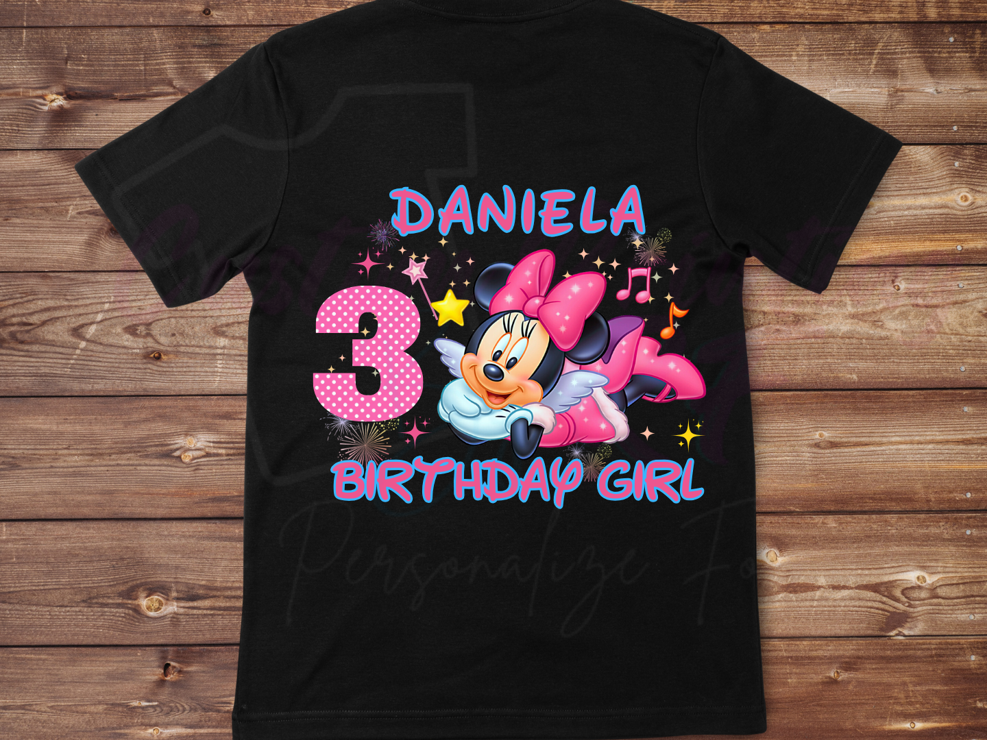 Disney Minnie Birthday Shirt Custom Family Matching Shirts