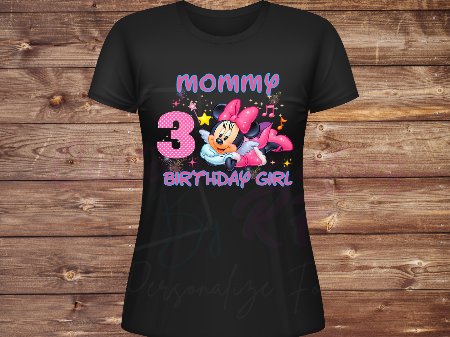Disney Minnie Birthday Shirt Custom Family Matching Shirts