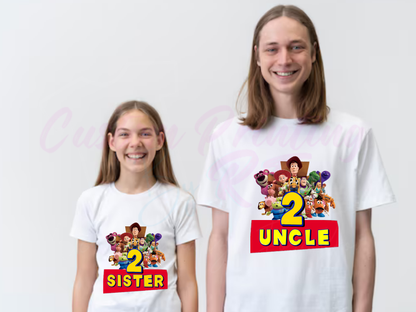 Toy Story Birthday, Family Matching T-shirt