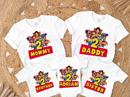 Toy Story Birthday, Family Matching T-shirt