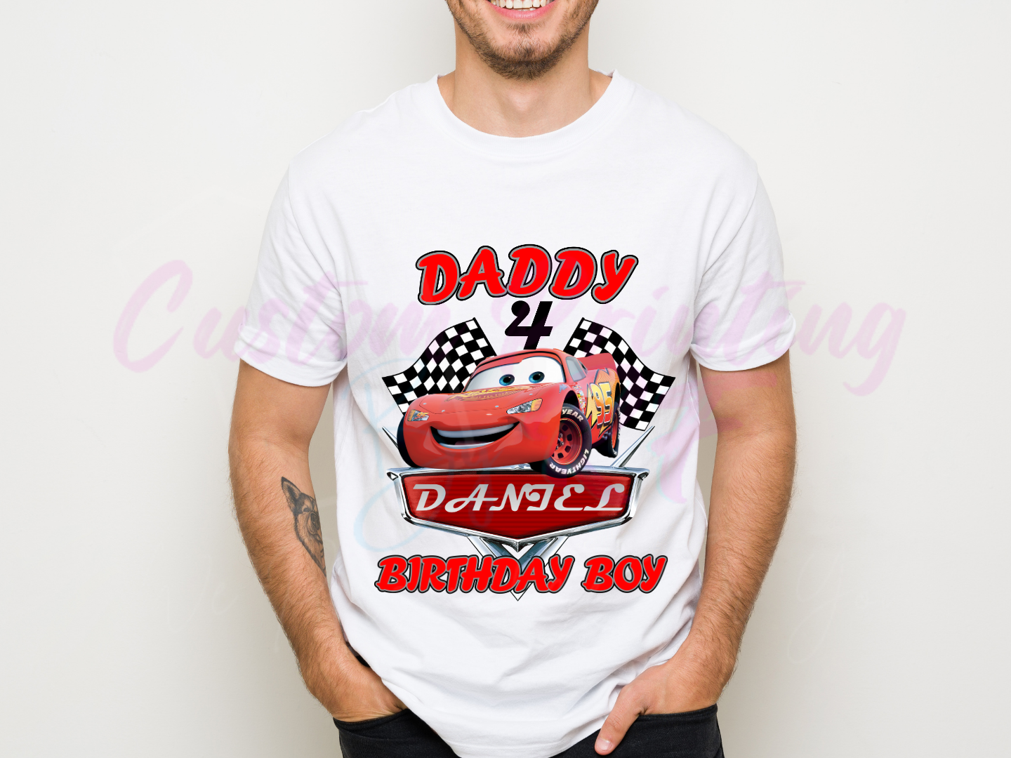 Disney Cars Birthday, Family Matching T-Shirt