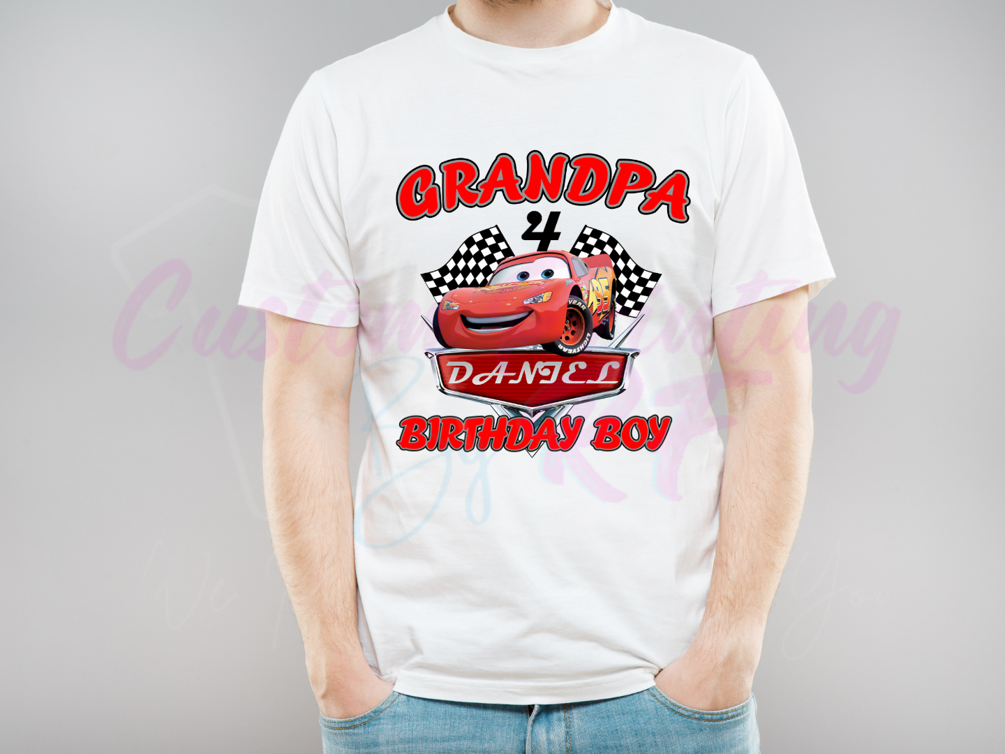 Disney Cars Birthday, Family Matching T-Shirt