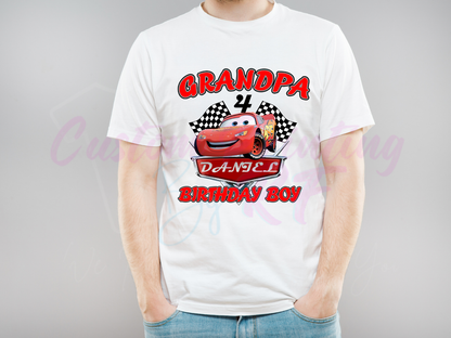 Disney Cars Birthday, Family Matching T-Shirt