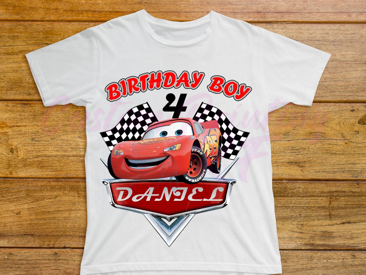 Disney Cars Birthday, Family Matching T-Shirt