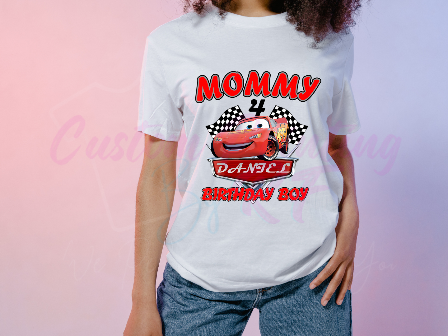 Disney Cars Birthday, Family Matching T-Shirt