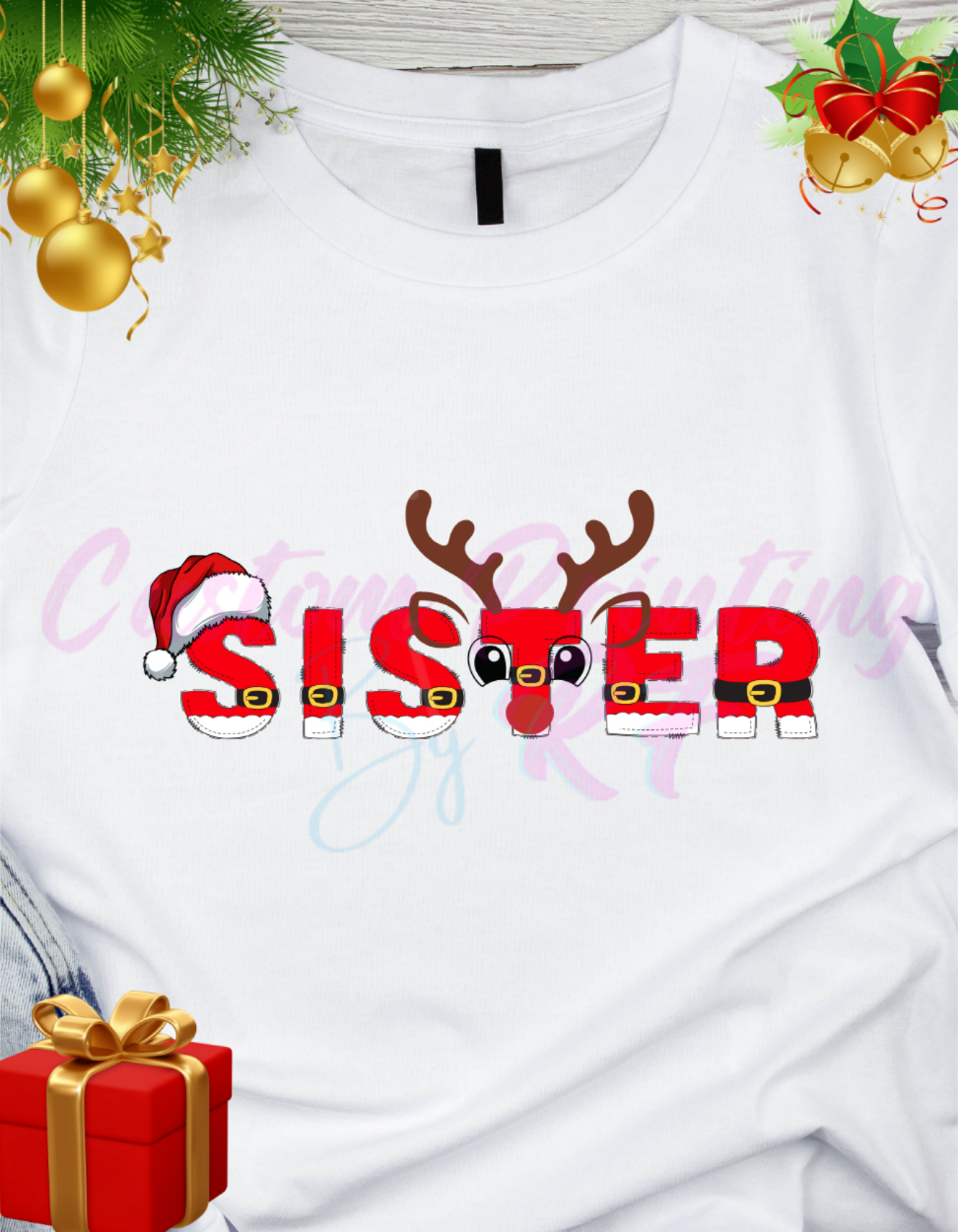 Christmas Santa Claus Family Matching Shirts, Personalized Family Matching Shirt