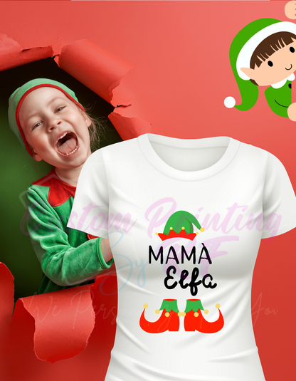 Christmas Elfo Custom Shirts, Personalized Family Matching Shirt