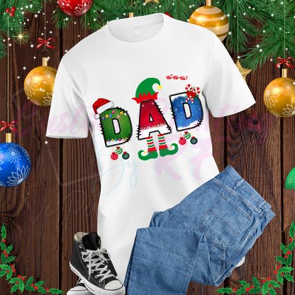 Christmas Elf Hat Family Matching Shirts, Personalized Family Matching Shirt