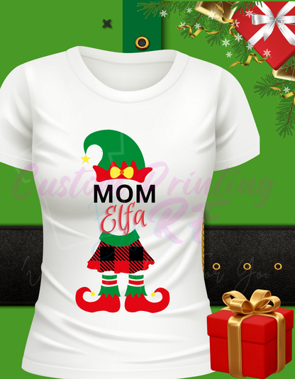 Christmas Elf Family Matching Shirts, Personalized Family Matching Shirt