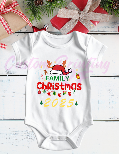 2025 Christmas Shirts, Personalized Family Matching Shirt