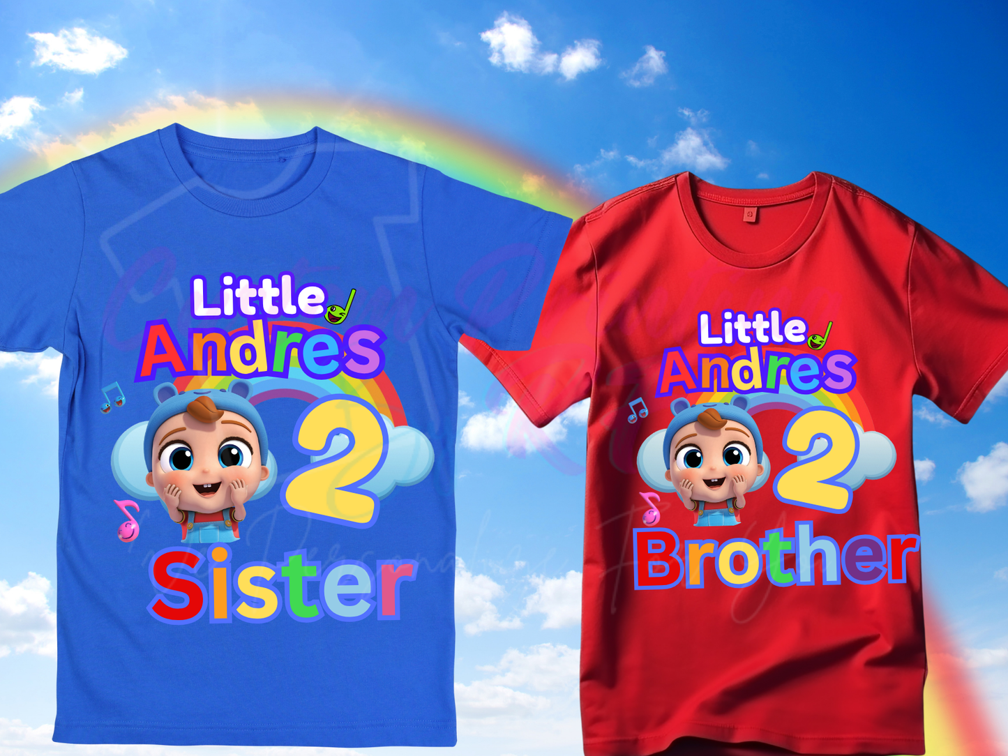Little Baby Bum Birthday Shirt, Custom Family Matching T-Shirts