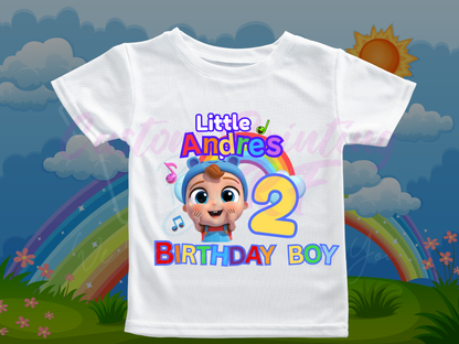 Little Baby Bum Birthday Shirt, Custom Family Matching T-Shirts