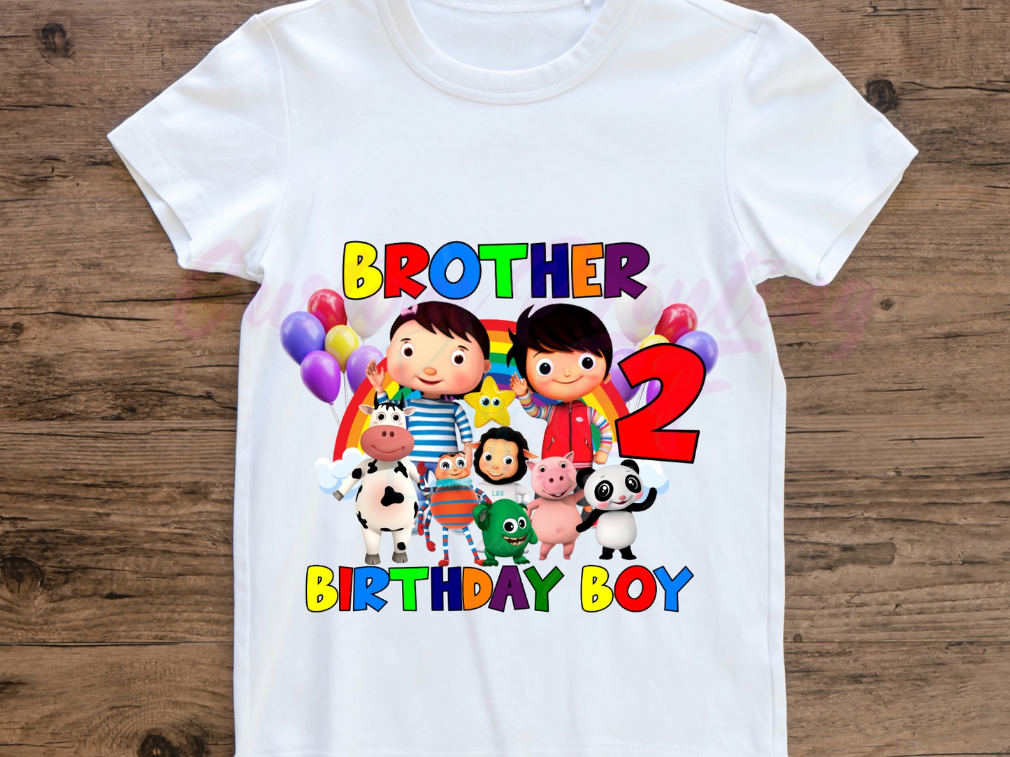 Little Baby Bum Custom Birthday Shirt, Family Matching T-Shirts