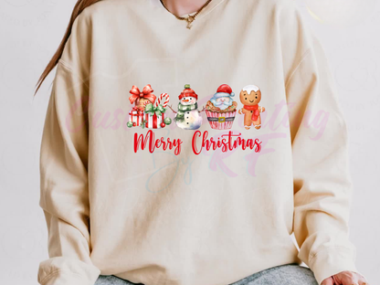 Merry Christmas Sweater Shirts, Sweatshirt Family Matching Shirt