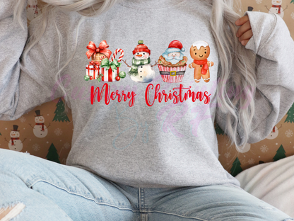 Merry Christmas Sweater Shirts, Sweatshirt Family Matching Shirt