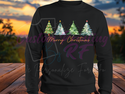 Christmas Tree  Sweatshirt , Sweatshirt Family Matching Shirt